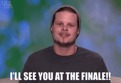 Man In Beanie Says I'll See You At The Finale GIF
