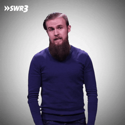 Man In Beard Disapponted Slapping Face GIF