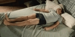 Man In Bed Frustration GIF