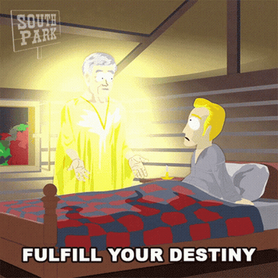 Man In Bed Fulfill Your Destiny GIF