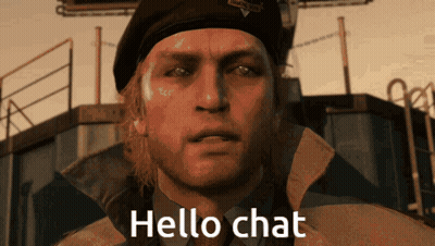 Man In Beret Saying Hello Chat GIF