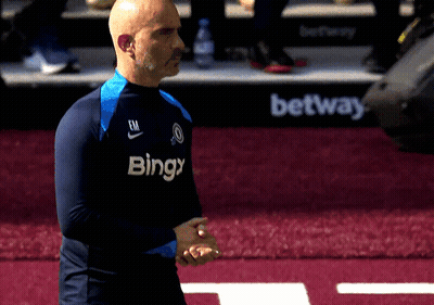 Man In Bingy Shirt On Soccer Field GIF