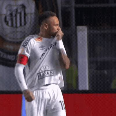 Man In Black Adidas Jersey Blue Wall GIF