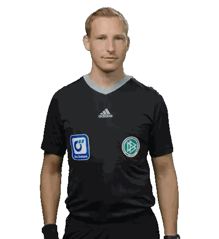 Man In Black Adidas Shirt Sticker