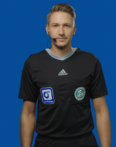 Man In Black Adidas Shirt Das Deutsches Logo GIF