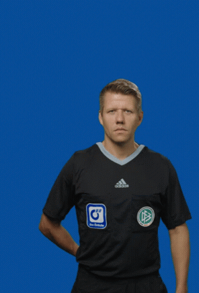 Man In Black Adidas Shirt Holding Orange Card GIF