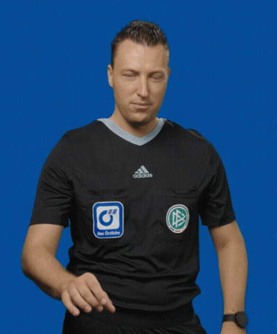 Man In Black Adidas Shirt With Das Kritische Logo GIF