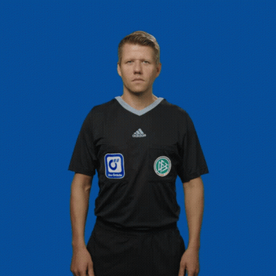 Man In Black Adidas Shirt With Letter U GIF