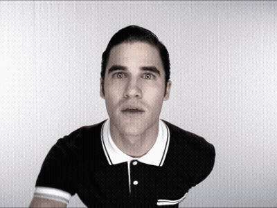 Man In Black And White Polo Shirt Surprised GIF
