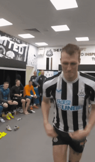 Man In Black And White Striped Shirt Saying Funbe GIF