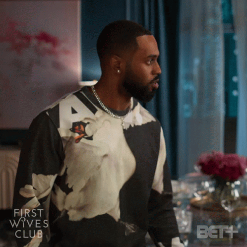 Man In Black And White Sweater First Wives Club GIF