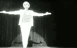 Man In Black And White Thank You Bow GIF