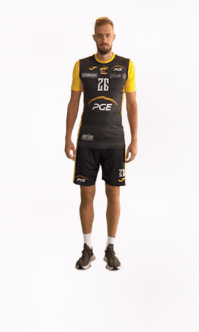 Man In Black And Yellow PGE Shirt GIF