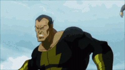 Man In Black And Yellow With Lightning Bolt GIF