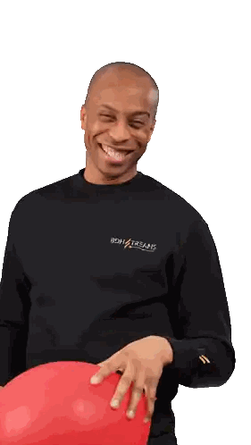 Man In Black BDM Streams Shirt Smiling Sticker
