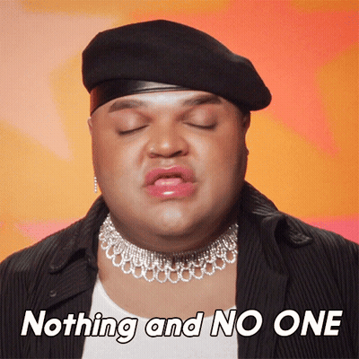 Man In Black Beret And Necklace Saying Nothing GIF