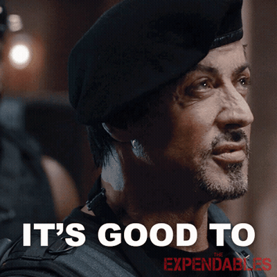 Man In Black Beret Says It's Good To GIF