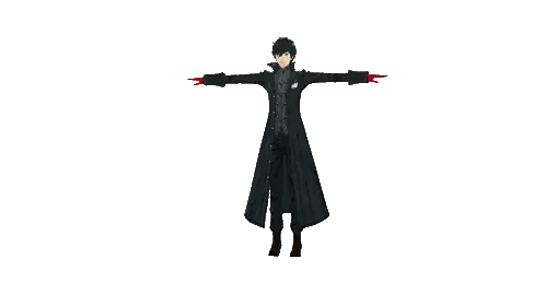 Man In Black Coat Holding Red Roses Sticker