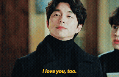 Man In Black Coat Says I Love You GIF