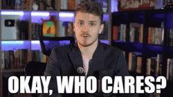 Man In Black Coat Who Cares GIF