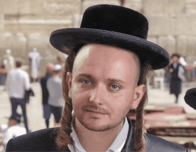Man In Black Hat And Beard GIF