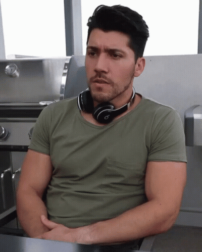 Man In Black Hat And Black Shirt GIF