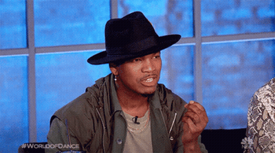 Man In Black Hat And Green Jacket Sitting By Window #Worldofdance GIF