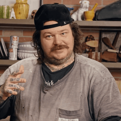 Man In Black Hat And Grey Shirt Saying Sick GIF