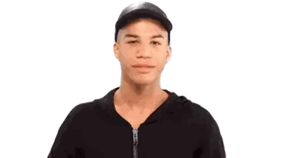 Man In Black Hat And Hoodie Sticker