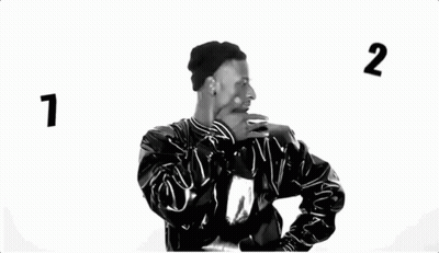 Man In Black Hat And Jacket Dancing GIF