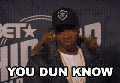 Man In Black Hat And Jacket Says You Dun Know GIF