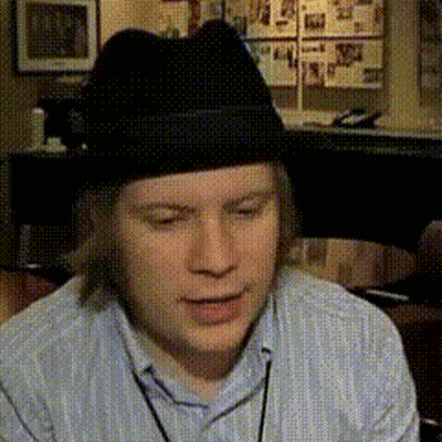 Man In Black Hat And Lanyard GIF