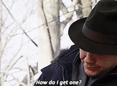 Man In Black Hat Asking How Do I Get One GIF
