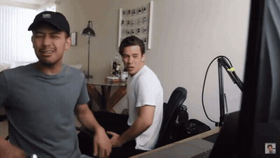 Man In Black Hat Saying North Face GIF