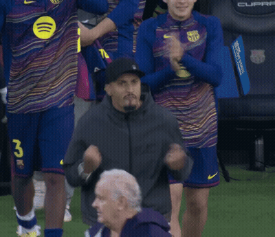 Man In Black Hat With Number 26 In Front Of Soccer Players GIF