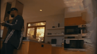 Man In Black Hat With Plate Of Food GIF