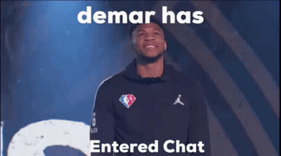 Man In Black Hoodie Demar Has Entered Chat GIF
