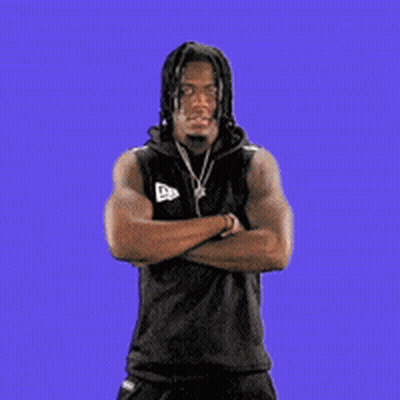 Man In Black Hoodie Making Peace Sign Saying This GIF