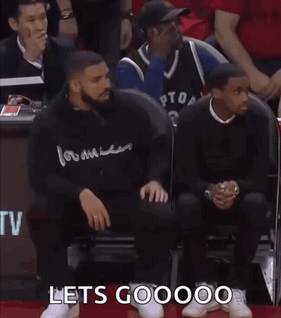 Man In Black Hoodie Saying Lets Goooo GIF