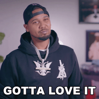 Man In Black Hoodie Says Gotta Love It GIF