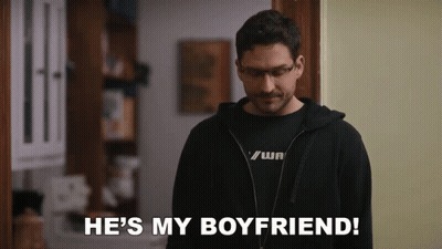 Man In Black Hoodie Says He's My Boyfriend GIF
