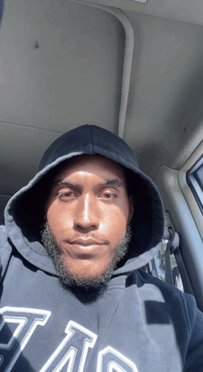 Man In Black Hoodie With A GIF