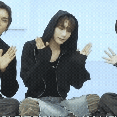 Man In Black Hoodie With Hands Up GIF