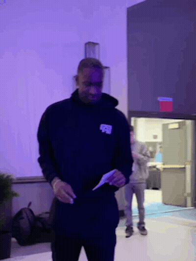 Man In Black Hoodie With Letter R GIF