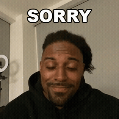 Man In Black Hoodie With Sorry Eyes Closed GIF