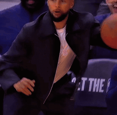 Man In Black Jacket Holding Basketball Thumbs Up GIF