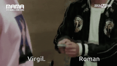 Man In Black Jacket Holding Large Sword GIF
