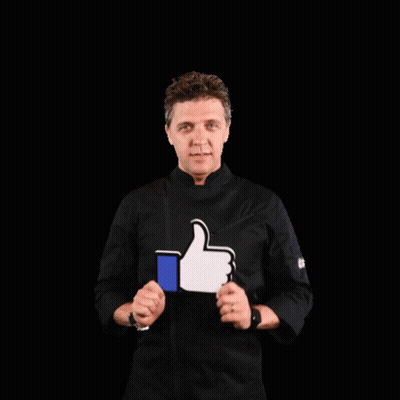 Man In Black Jacket Holding Thumbs Up GIF