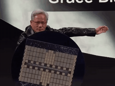 Man In Black Jacket In Front Of Grace Sign GIF