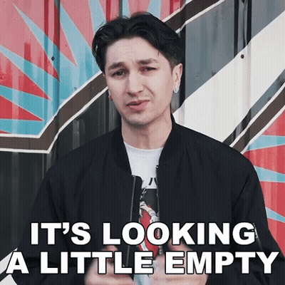Man In Black Jacket Looking A Little Empty GIF